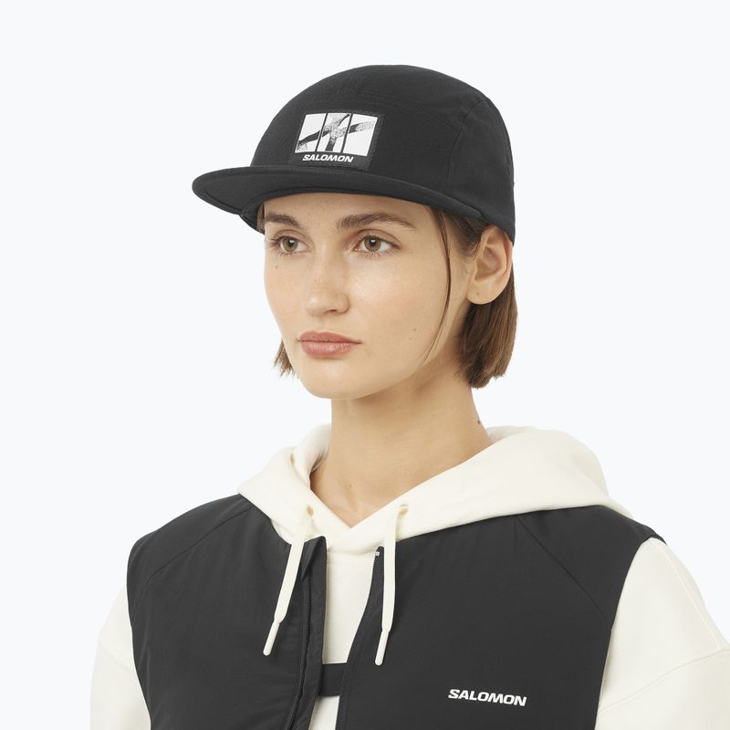 Šiltovka Salomon Wild Rays 5 Panel deep black 2