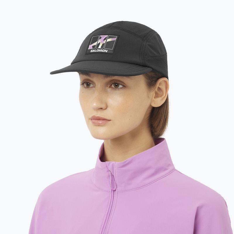 Šiltovka Salomon Sense Aero pink frosting/acid lime 2