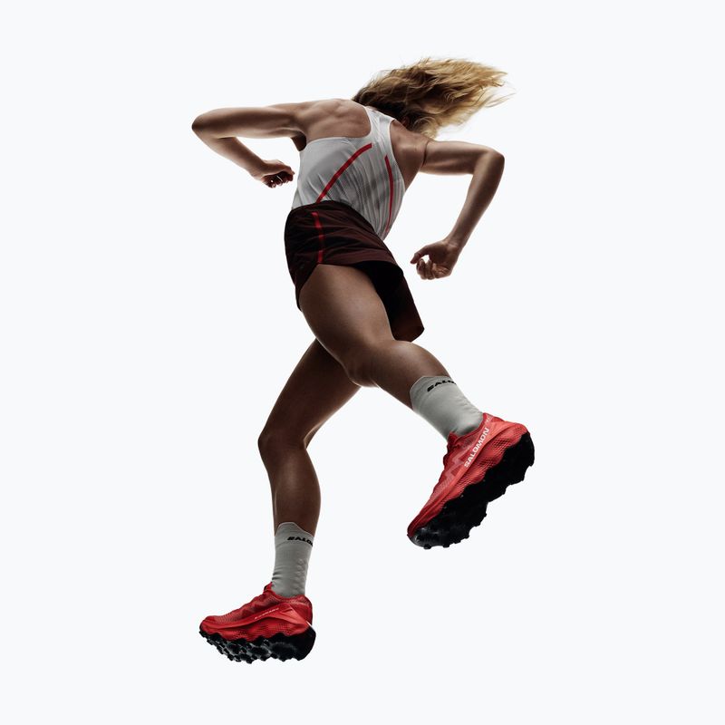 Pánske bežecké topánky Salomon S/LAB Ultra Glide 1.5 white/fiery red/black 9