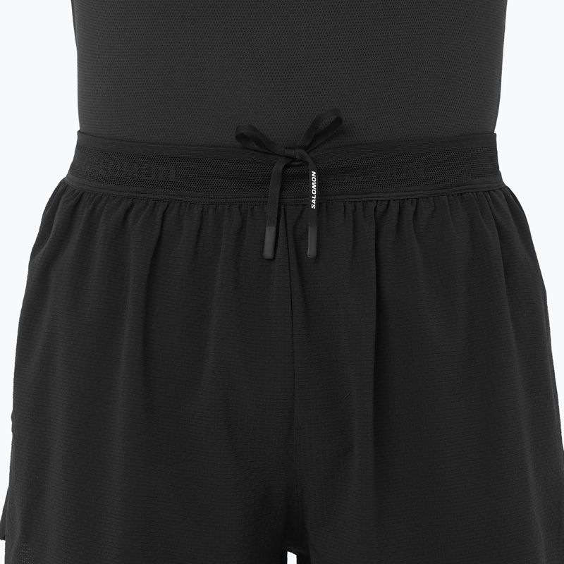 Pánske bežecké šortky Salomon Aero SPLT 3" deep black 3