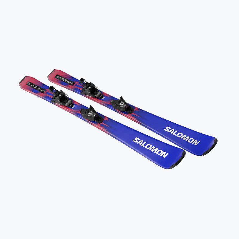 Detské zjazdové lyže + viazanie Salomon Equipe Jr M + C5 GW race blue/equipe red 4
