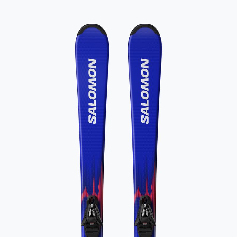 Detské zjazdové lyže + viazanie Salomon Equipe Jr M + C5 GW race blue/equipe red 5