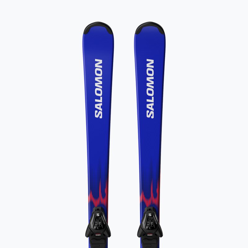 Detské zjazdové lyže + viazanie Salomon Equipe MT JR + L6 GW race blue/equipe red 5