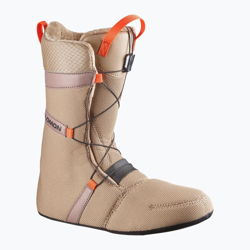Pánske snowboardové topánky Salomon Launch Boa SJ Boa kelp/brown lentil/dragon fire 4