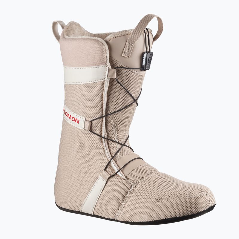 Dámske snowboardové topánky Salomon Ivy Boa SJ Boa W almond milk/white pepper/haute red 2
