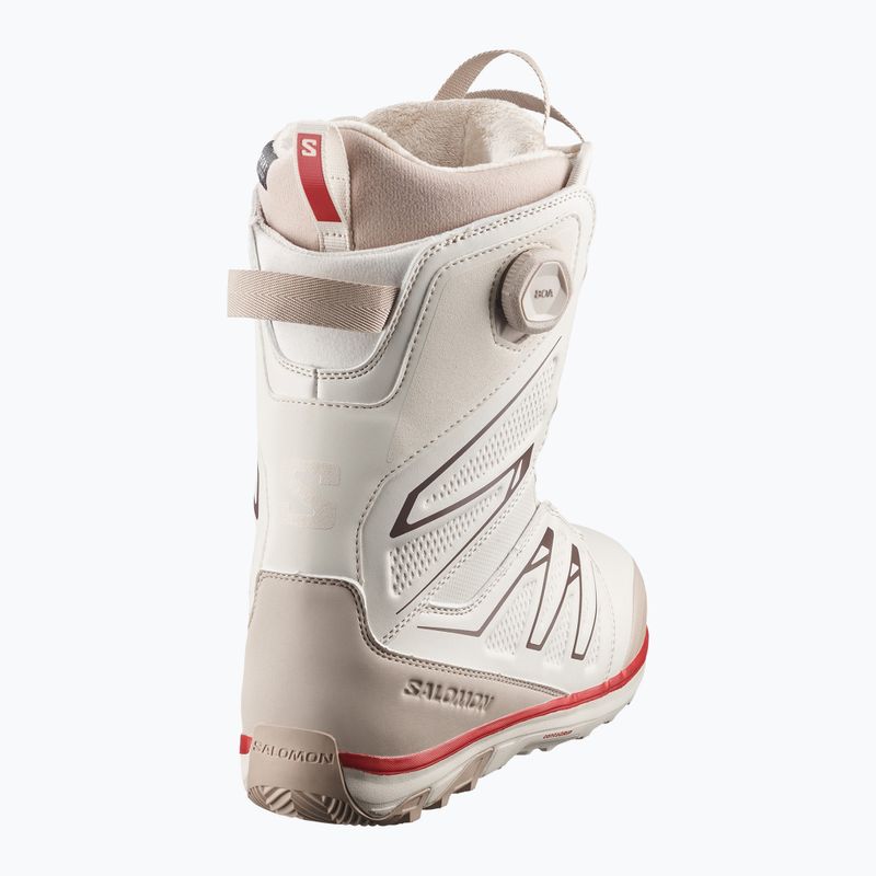 Dámske snowboardové topánky Salomon Ivy Boa SJ Boa W almond milk/white pepper/haute red 3