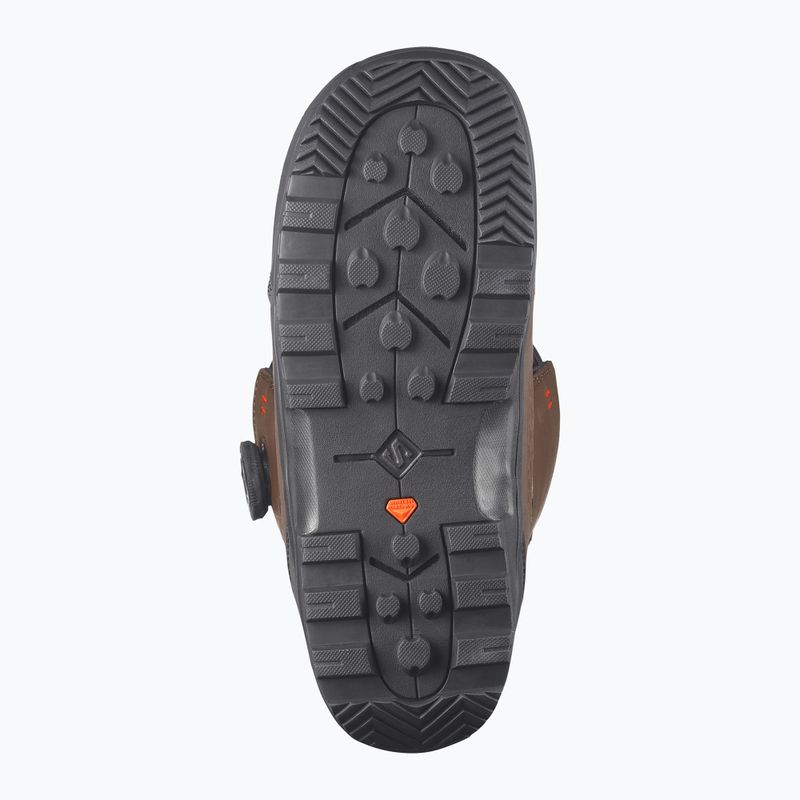 Pánske snowboardové topánky Salomon Echo Dual Boa black/wren/fiery red 3