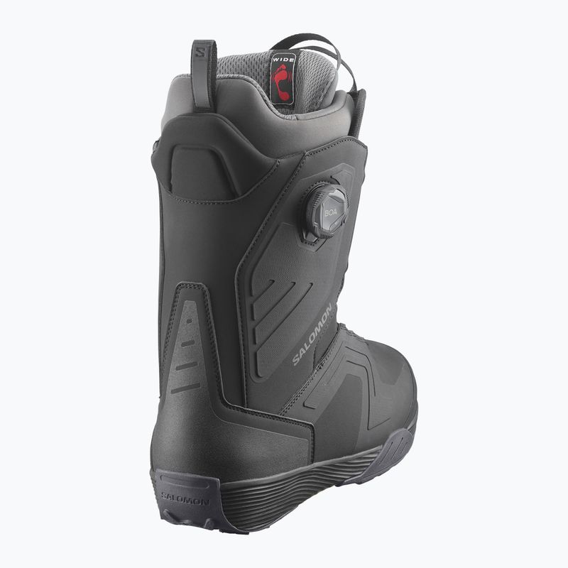 Pánske snowboardové topánky Salomon Dialogue Dual Boa Wide black/black/asphalt 2