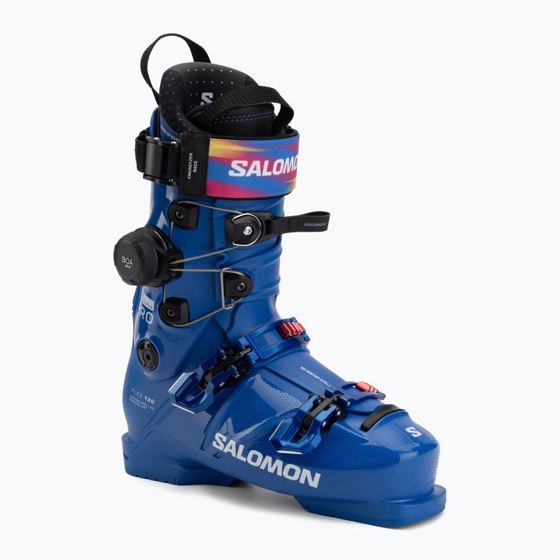 Pánske lyžiarske topánky Salomon S/Pro Alpha C BOA 130 race blue/white/equipe red