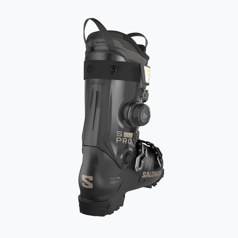 Dámske lyžiarske topánky Salomon S/Pro Alpha C Boa 85 W black/dark gray met./light bronze met. 2