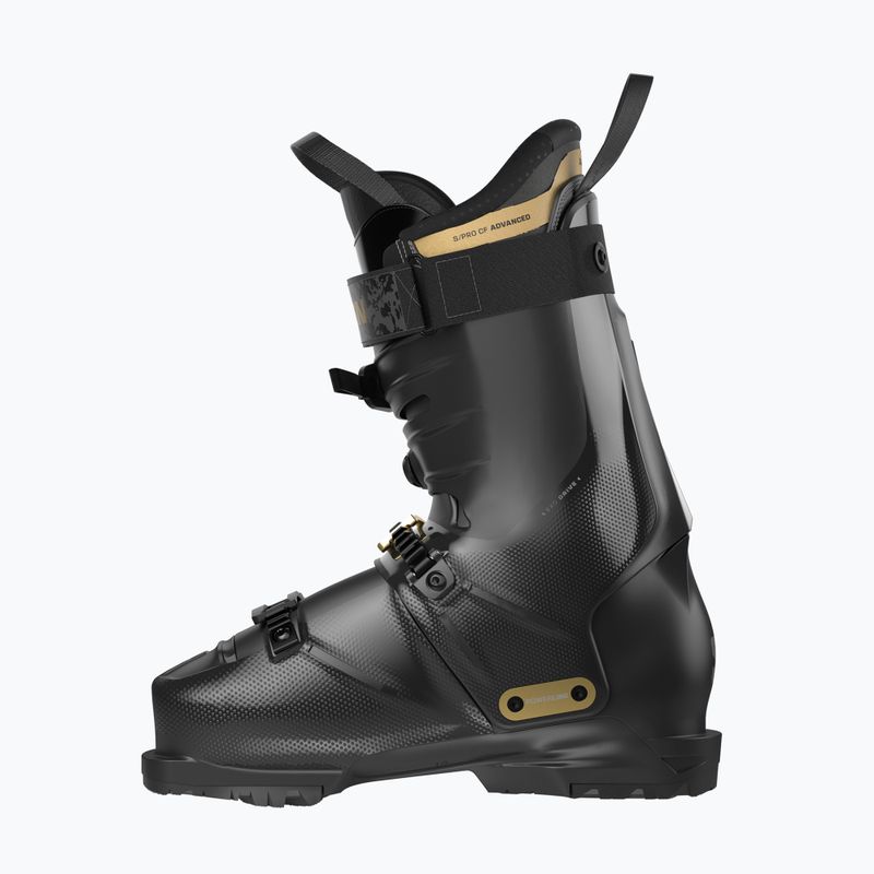 Dámske lyžiarske topánky Salomon S/Pro Alpha C Boa 95 W black/gold met./dark grey met 2