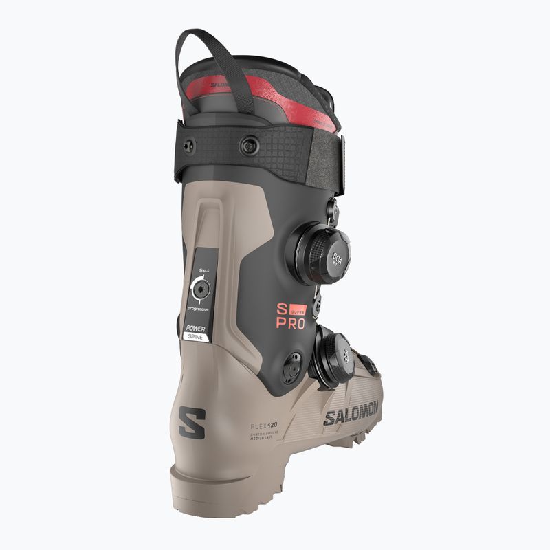 Pánske lyžiarske topánky Salomon S/PRO Supra Dual Boa 120 rosted cashew/black/samba met 3