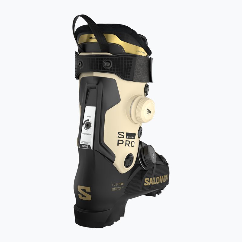 Dámske lyžiarske topánky Salomon S/PRO Supra Dual Boa 105 W black/ birch/gold met 2
