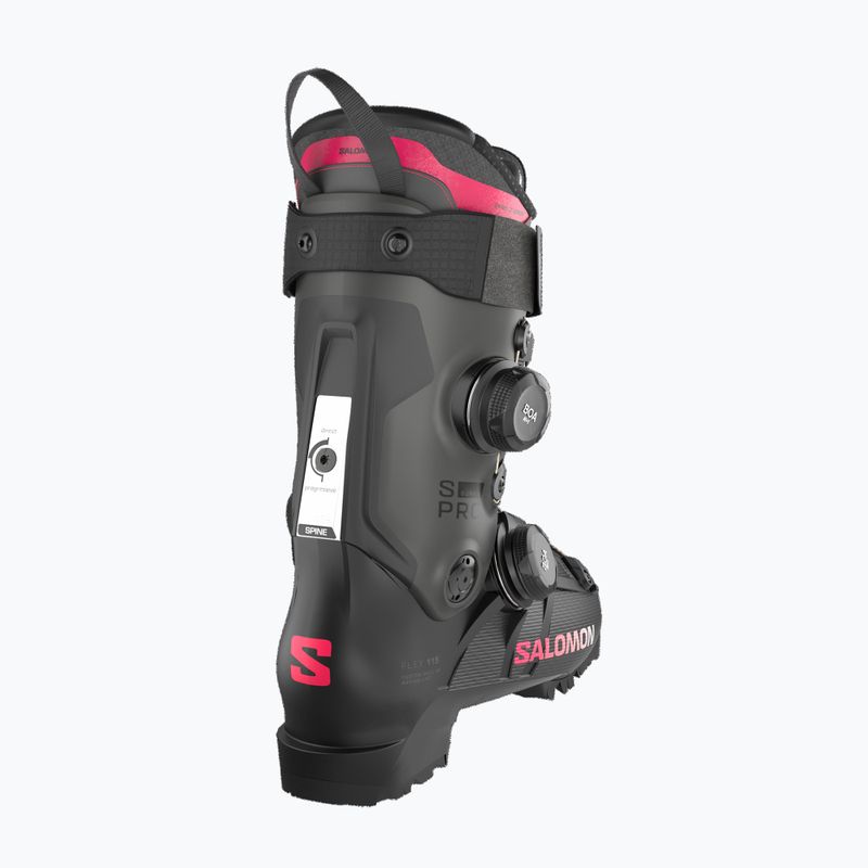 Dámske lyžiarske topánky Salomon S/PRO Supra Dual Boa 115 W black/beluga met/raspberry 4