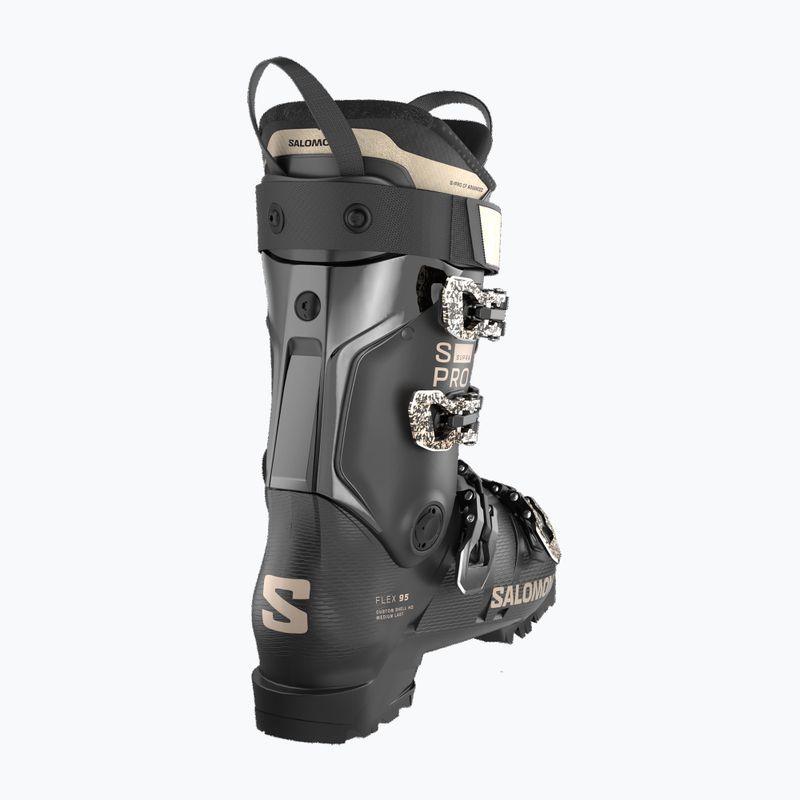 Dámske lyžiarske topánky Salomon S/PRO Supra 95 W black/dark gray met/light bronze met 3