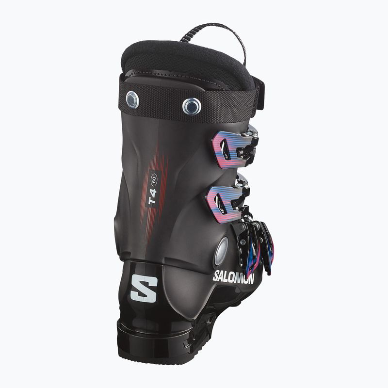 Detské lyžiarske topánky Salomon T4 L Jr black/black/white 3