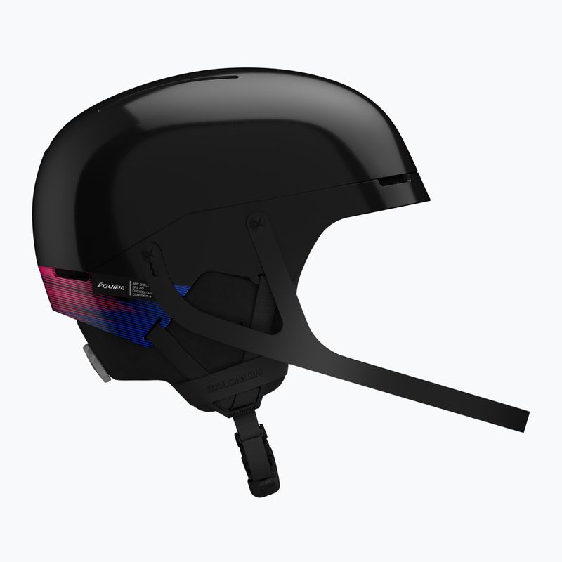 Lyžiarska prilba Salomon Equipe Pro SL Black/Race Blue 2