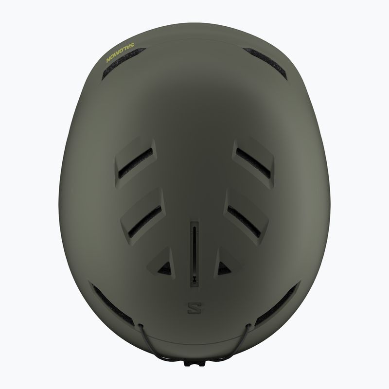 Detská lyžiarska prilba Salomon Husk Jr castor gray 5