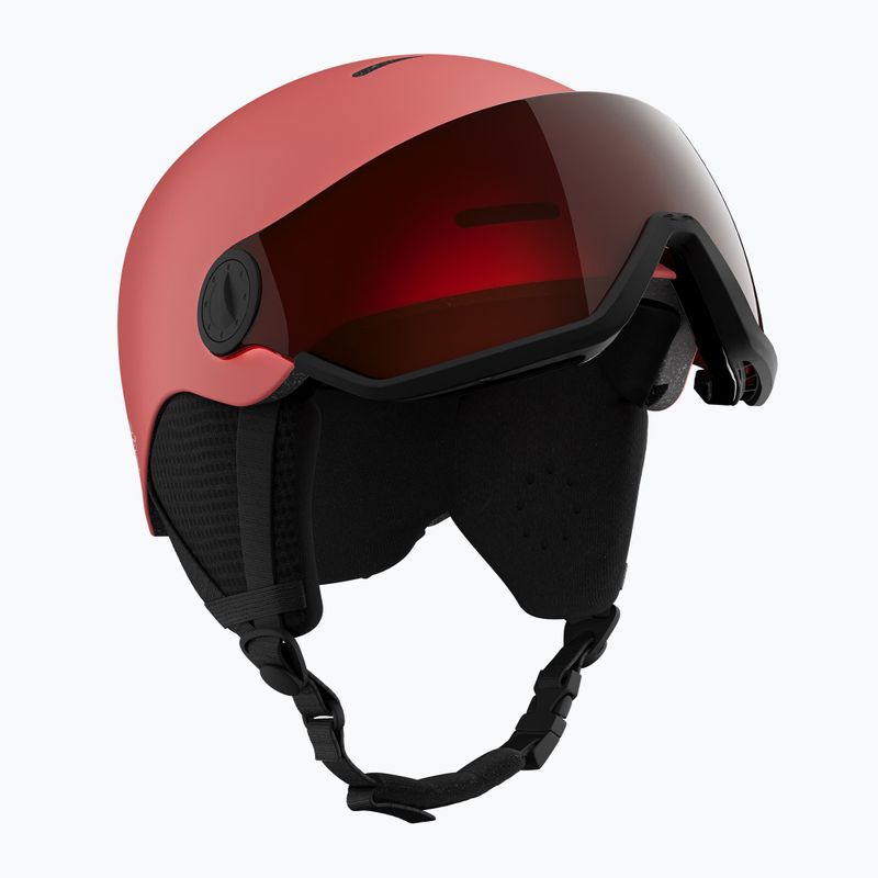Detská lyžiarska prilba Salomon Orka Visor Jr S2 sun kissed coral 2