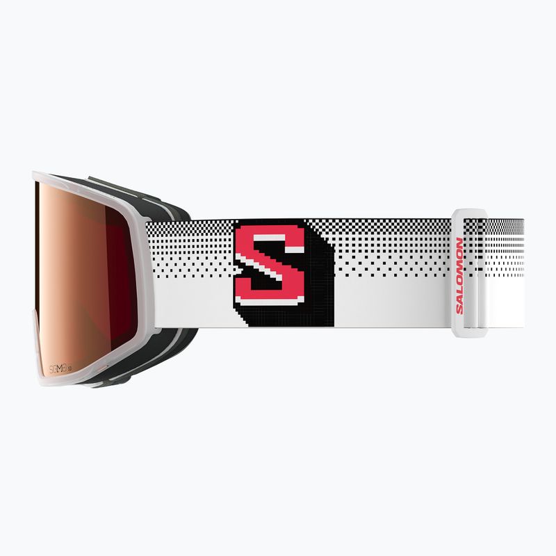 Lyžiarske okuliare Salomon Sentry Pro Sigma S3 translucent frozen/sigma fire red 4