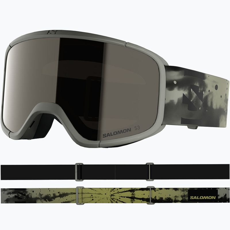 Lyžiarske okuliare Salomon Aksium 2.0 S S3 castor gray/ml black 2