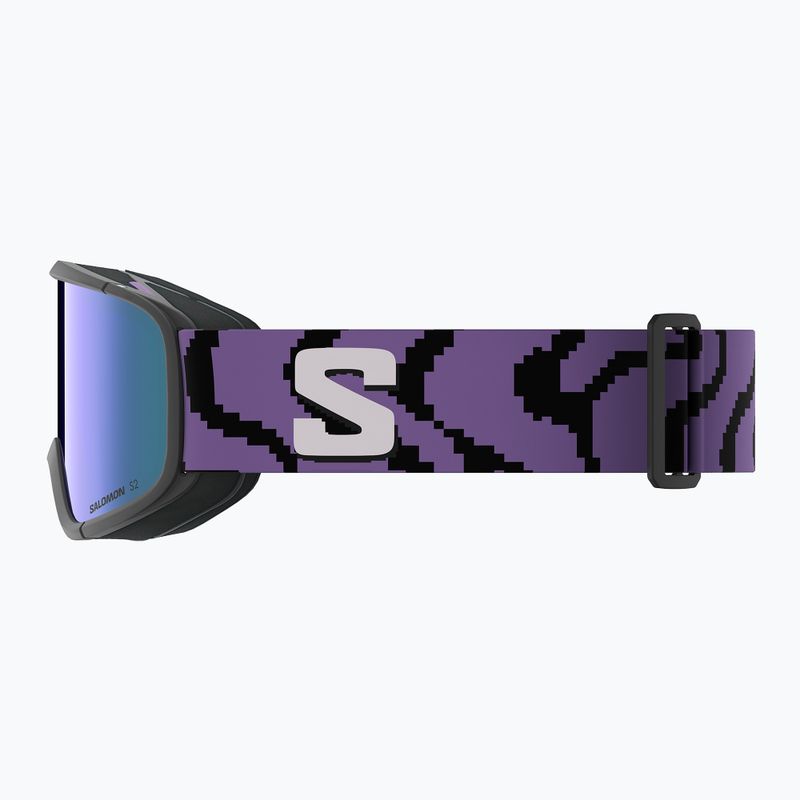 Lyžiarske okuliare Salomon Aksium 2.0 S S2 black pansy/ml mid blue 4