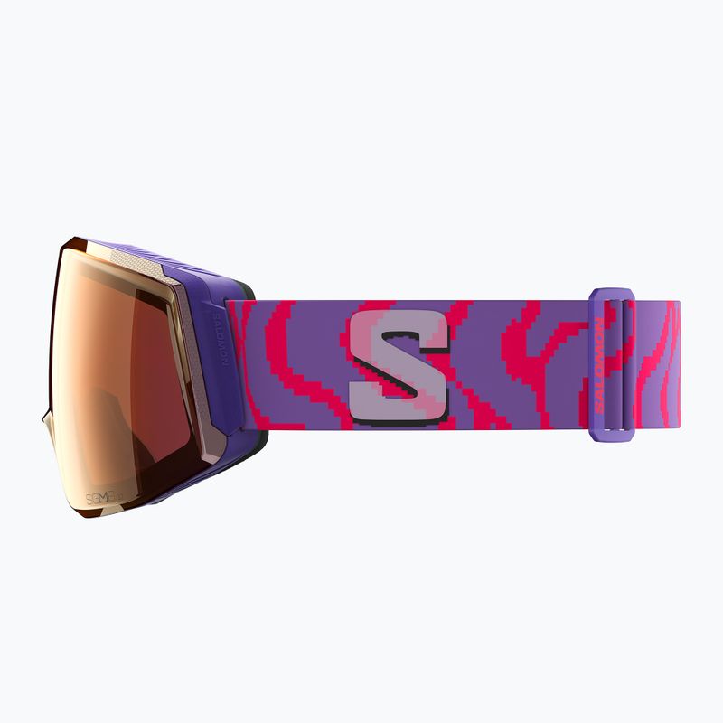 Lyžiarske okuliare Salomon Skarn Prime Sigma S2+S1 ultra violet/sigma copper/sigma clear pink 4