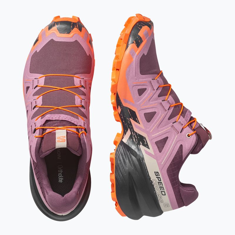 Dámske bežecké topánky Salomon Speedcross 6 huckleberry/dusky orchid 4