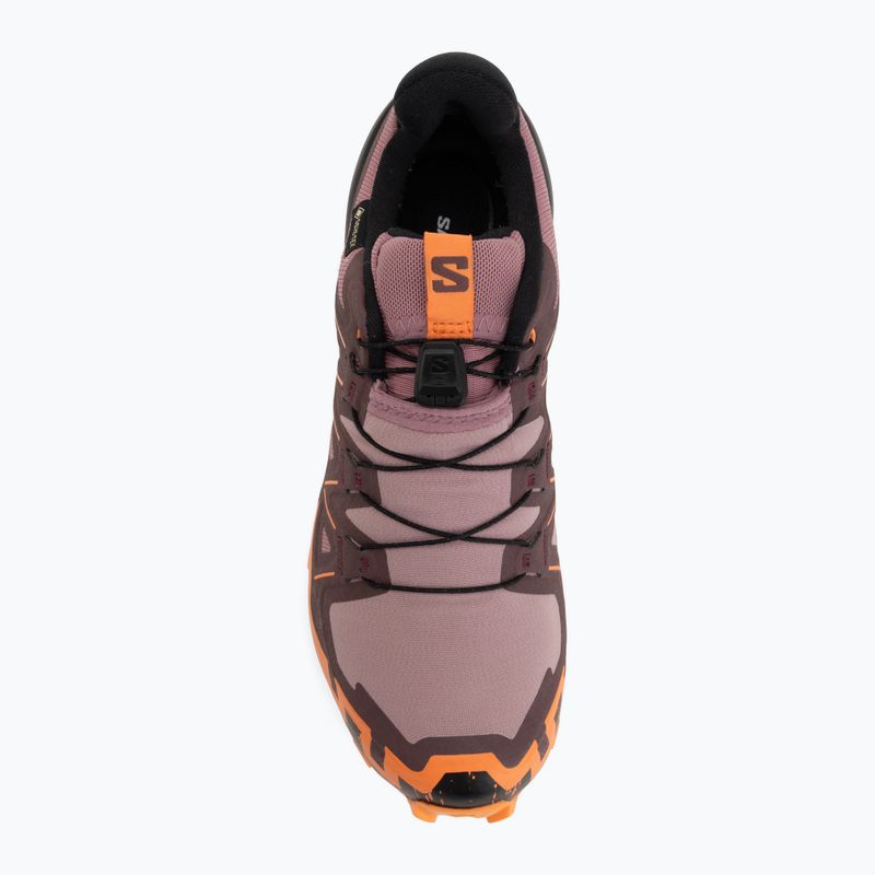 Dámske bežecké topánky Salomon Speedcross 6 GTX dusky orchid/huckleberry 5