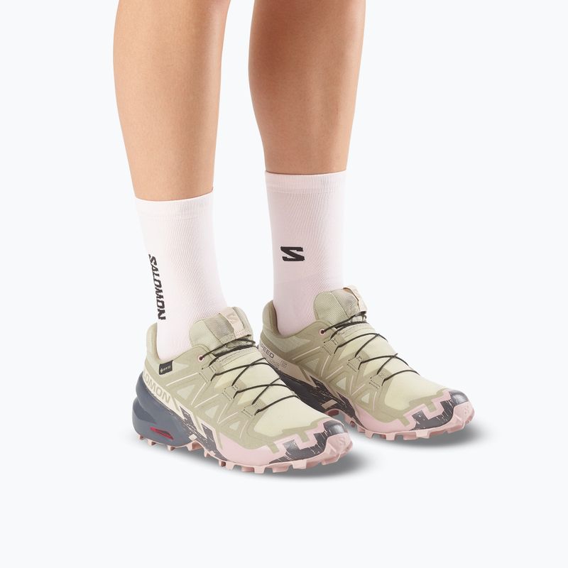 Dámske bežecké topánky Salomon Speedcross 6 GTX eucalyptus/slate green 5