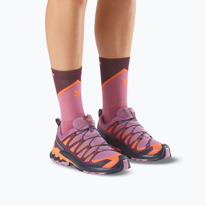 Dámske bežecké topánky Salomon XA Pro 3D V9 dusky orchid/huckleberry 6