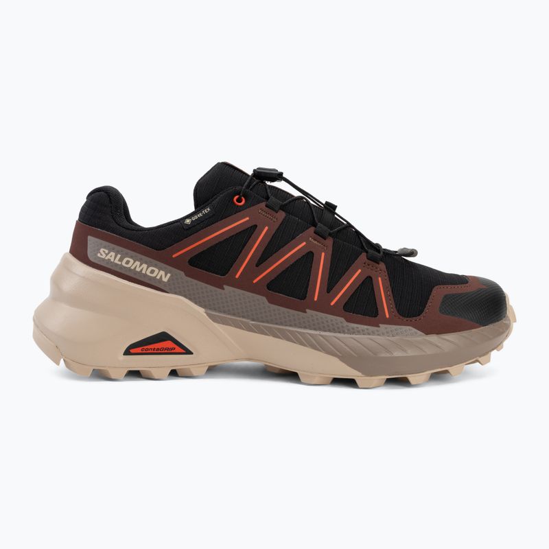 Pánske bežecké topánky Salomon Speedcross Peak GTX black/oxford tan 2