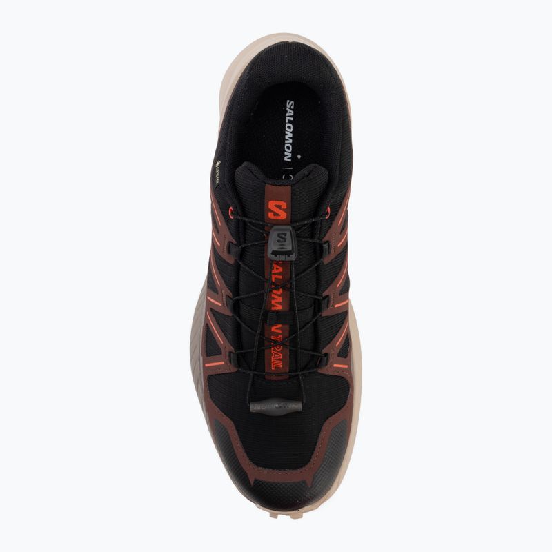Pánske bežecké topánky Salomon Speedcross Peak GTX black/oxford tan 5