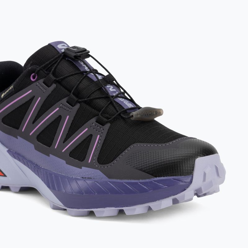 Dámske bežecké topánky Salomon Speedcross Peak GTX black/cosmic sky 7