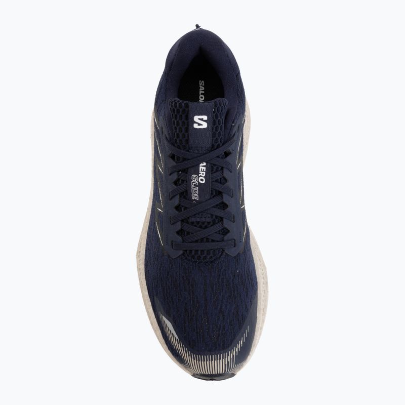 Pánske bežecké topánky Salomon Aero Glide 4 maritime blue/silver cloud 5
