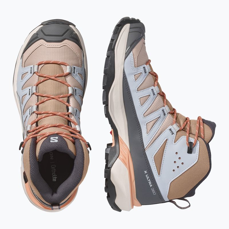 Dámske trekingové topánky Salomon X Ultra 360 MID GTX oxford tan/pearl blue 6
