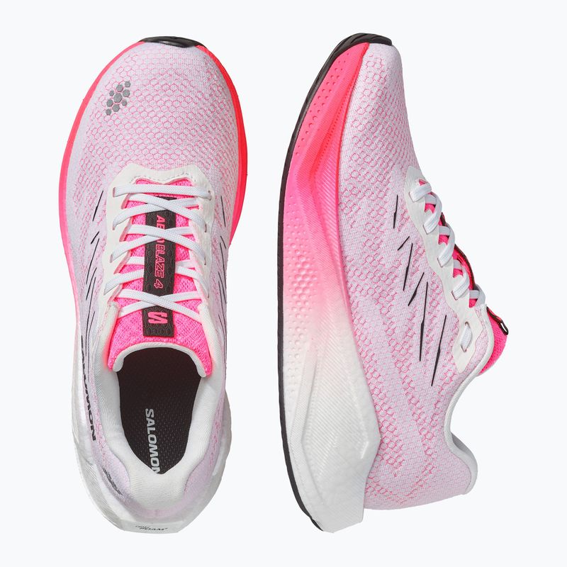 Dámske bežecké topánky Salomon Aero Blaze 4 white/knockout pink 3