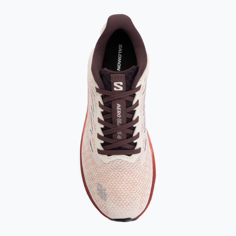 Dámske bežecké topánky Salomon Aero Blaze 4 vanilla ice/huckleberry 5