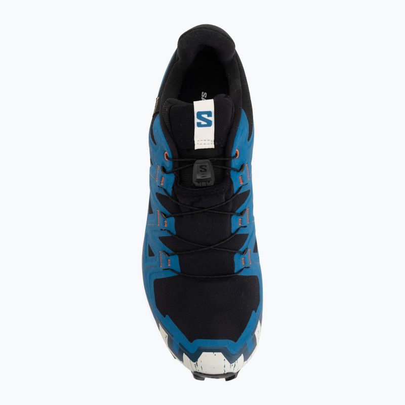 Pánske bežecké topánky Salomon Speedcross 6 GTX black/mykonos blue 5