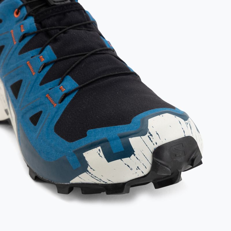 Pánske bežecké topánky Salomon Speedcross 6 GTX black/mykonos blue 7