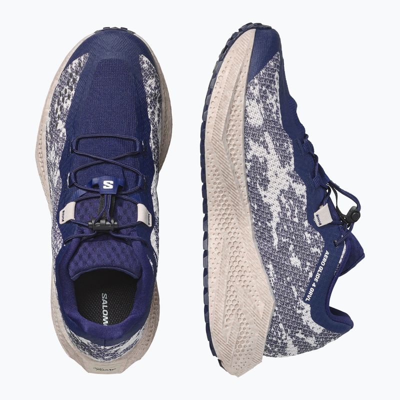 Pánske bežecké topánky Salomon Aero Glide 4 GRVL maritime blue/silver cloud 5