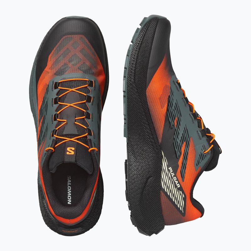 Pánske bežecké topánky Salomon Pulsar Quiver urban chic/shocking orange 3
