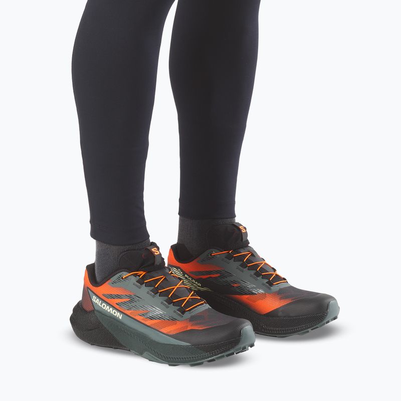Pánske bežecké topánky Salomon Pulsar Quiver urban chic/shocking orange 5