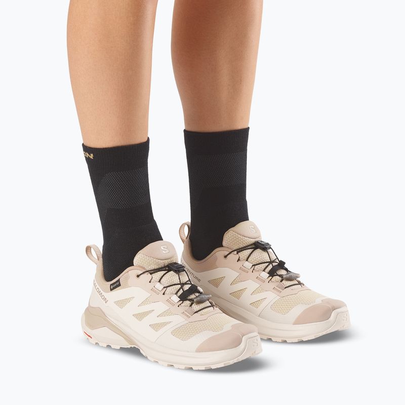 Dámske trekingové topánky Salomon X-Adventure GTX Safari/Almond Milk/Desert 5