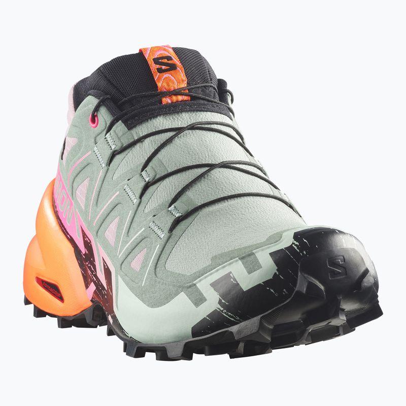 Dámske bežecké topánky Salomon Speedcross 6 GTX Icon black/green milieu 2