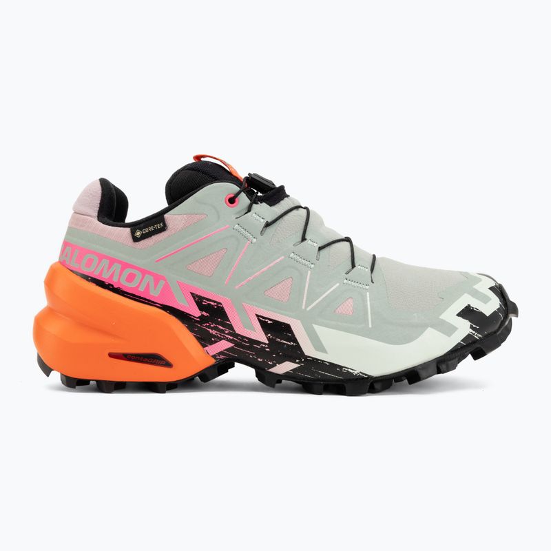 Dámske bežecké topánky Salomon Speedcross 6 GTX Icon black/green milieu 2