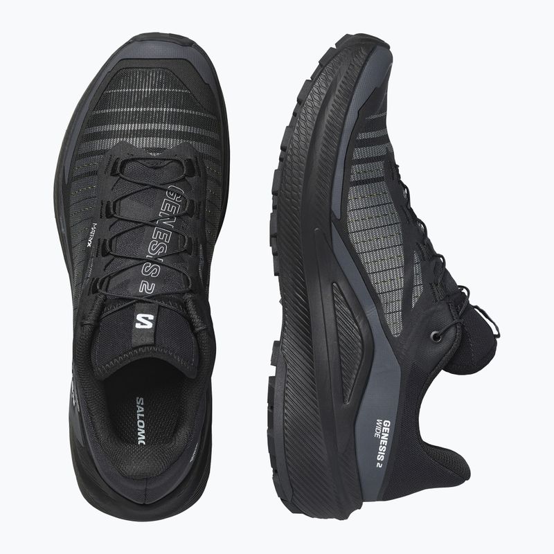 Bežecké topánky Salomon Genesis 2 Wide black/black 6