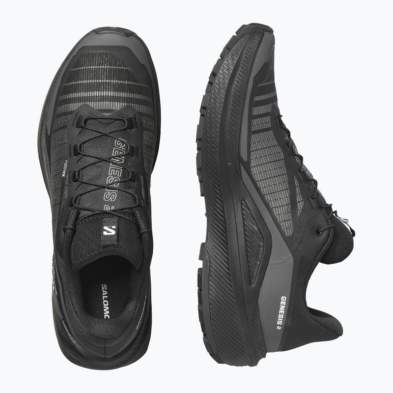 Pánske bežecké topánky Salomon Genesis 2 black/black 5