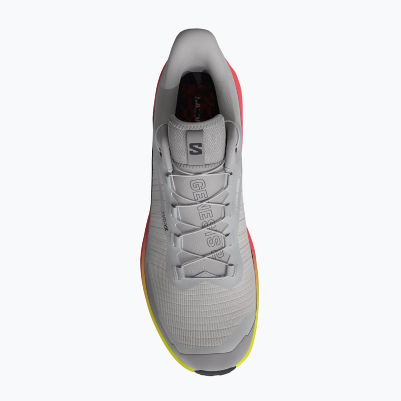 Dámske bežecké topánky Salomon Genesis 2 gray violet/safety yellow 3