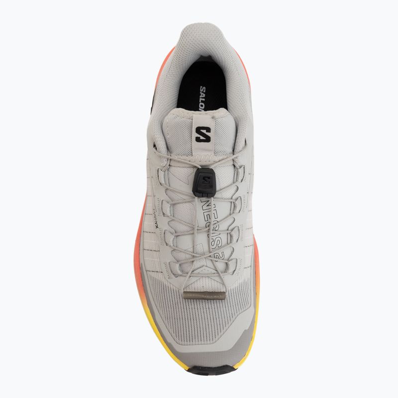 Dámske bežecké topánky Salomon Genesis 2 gray violet/safety yellow 5